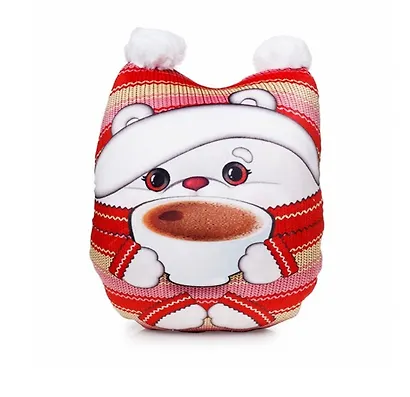 Мягкая игрушка "Мишутка с кофе" - фото 1