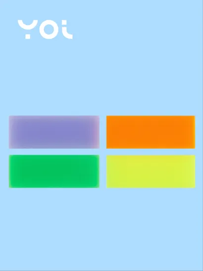 Ластик "Неон" в ассортименте, Yoi - фото 2