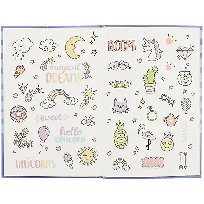 Книга для записей «Записки принцессы. Единорог», 48 листов, А5 - фото 5