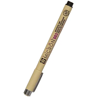 Капиллярная ручка «Pigma Micron», Sakura, 0.15 мм, чёрная - фото 1