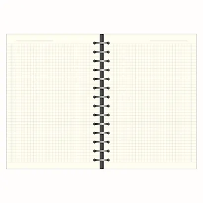 Тетрадь А5 96л кл. "Diary" молочный, иск.кожа, мягк.переплет, полускр.спираль, нашивка с блинт.тиснением, кнопка - фото 6