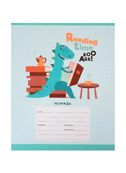 Тетрадь в крупную клетку Listoff, "Динозаврики", 12 листов, в ассортименте - фото 7