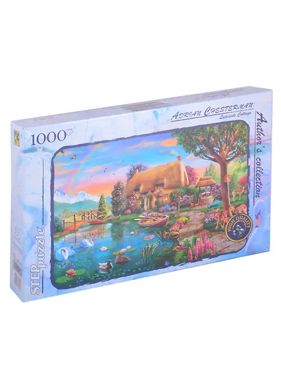 Пазл 1000 Коттедж на берегу озера (Авторская коллекция) (7+) (79551) (680х480) (коробка) - фото 1