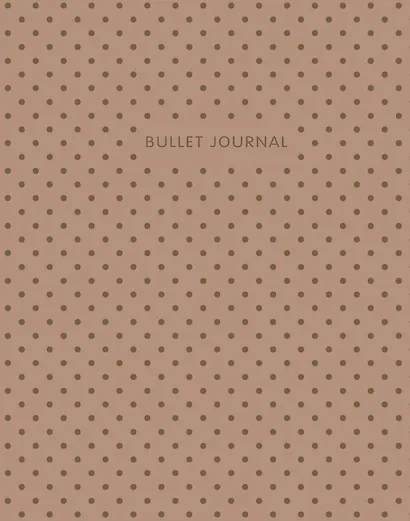 Книга для записей Bullet Journal, 60 листов, кофейная - фото 1