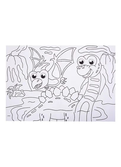 WOW РАСКРАСКА. Милые динозаврики - фото 3