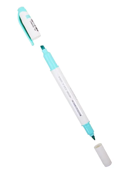 Текстовыделитель Hatber, Mildtone Pastel, двухсторонний бирюзовый - фото 2