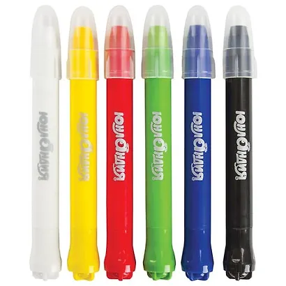 Краски для грима Юнландия, набор 6 цветов, яркие цвета, для лица и тела, смываются водой - фото 2