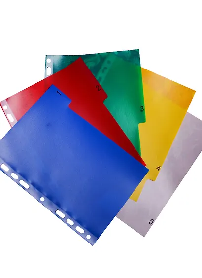 Разделитель А5 5разд., цветной, пластик, GoodMark - фото 3