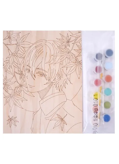 Набор для творчества LORI. Роспись по дереву. Картина. Аниме "Листопад" - фото 2