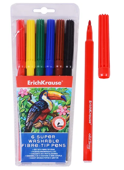 Фломастеры Art Berry, 6 цветов - фото 2