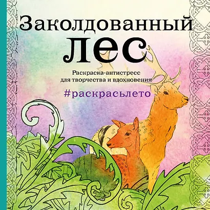 Подарочный комплект со скидкой: 2 раскраски («Заколдованный лес. Летняя серия» и «Страна фей») + цветные карандаши - фото 1