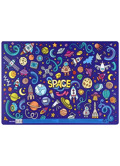 Покрытие на стол А3 "Космический коллаж" - фото 1