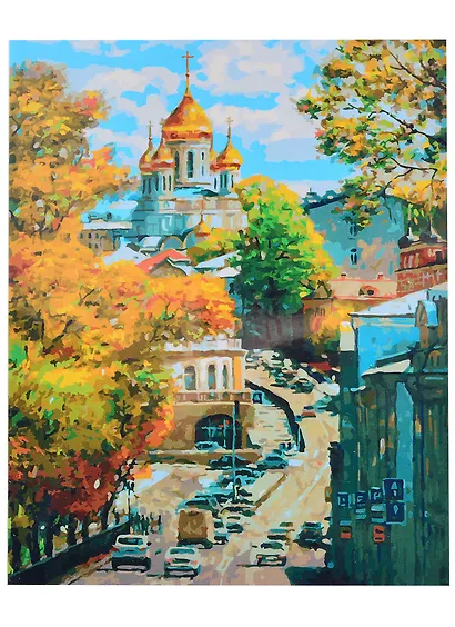 Живопись на холсте 40*50 см Новый облик любимого города 482-IRC - фото 2
