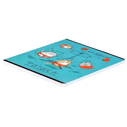 Тетрадь предметная в клетку Феникс+, "Любознательные коты. Физика", 48 листов - фото 2