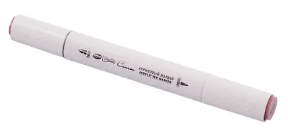 Маркер акриловый "Сонет" розовый античный, двусторонний, перо кисть/пуля - фото 3
