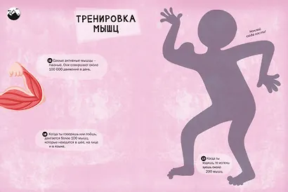 100 Интересных фактов. Мое тело. Наклей и узнай - фото 3