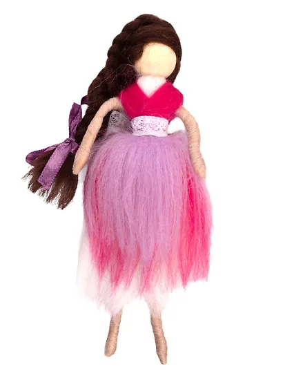 Набор для творчества. Валяние шерстью. Цветочная фея "Пиона" - фото 5