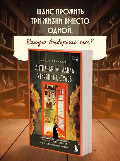 Антикварная лавка утерянных судеб. Что если у тебя появится шанс прожить жизнь заново? + стикерпак - фото 4