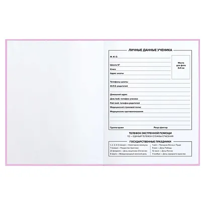 Дневник школьный Феникс+, "Нежное конфетти" - фото 2