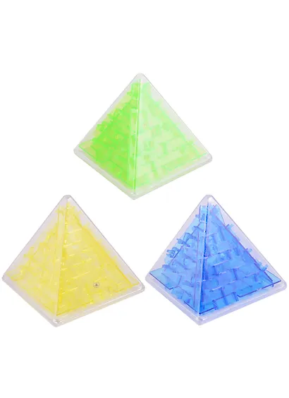 Пирамида-лабиринт, цвета в ассортименте, в ПВХ коробке - фото 3