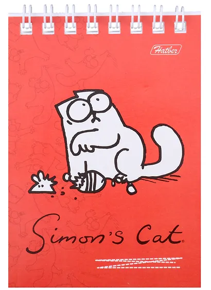 Блокнот, 40л. Хатбер А7 на спирали в ассортименте, Hatber - фото 1