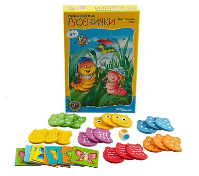 Step puzzle Разноцветные гусенички 76123 - фото 3