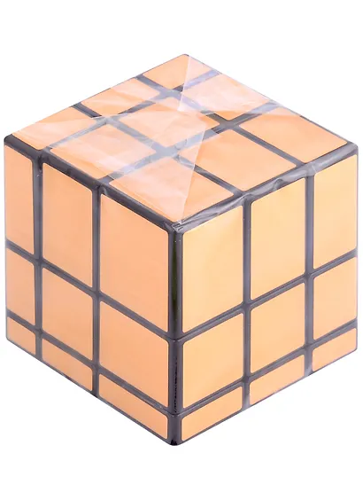 Головоломка (3х3) с разными гранями (золотой) (5,5см) - фото 1