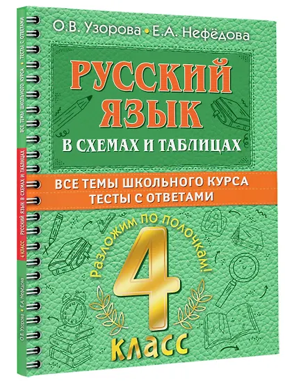 Русский в схемах и таблицах: Все темы школьного курса. Тесты с ответами: 4 класс - фото 3