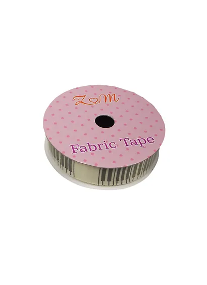 Тесьма хлопковая фортепиано (11001201) (2,0см х1,8м) (бобина) - фото 1