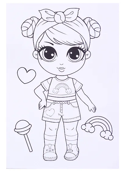 Набор раскрасок "WOW Girls" (комплект из 6 книг) - фото 13