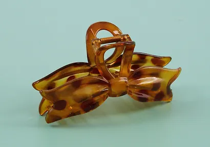 Заколка-крабик Леопардовый принт (пластик) (12-253004-С11) (Lafilaf) - фото 3