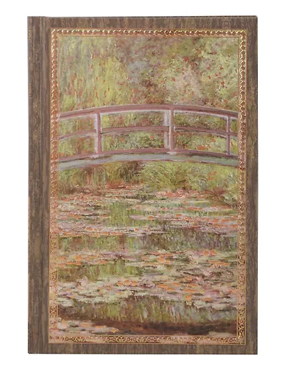 Книга для записей "К. Моне. Японский мостик" А5, твердая обложка - фото 1