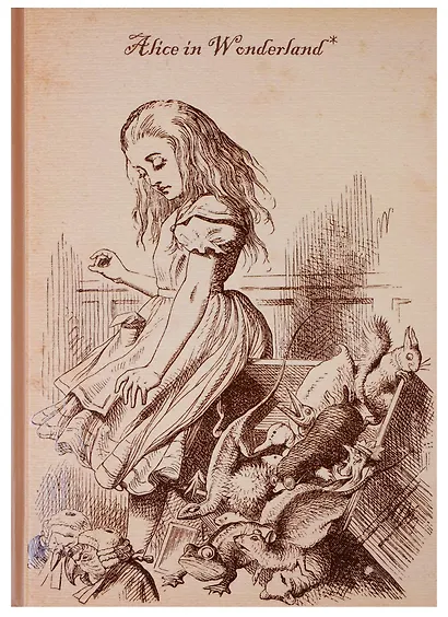 Блокнот "Алиса в стране чудес: Алиса и коробка" - фото 1