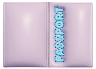 Обложка для паспорта Passport 3D (сиреневая) (ОП2024-413) - фото 2