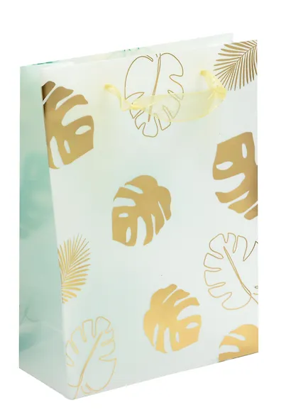 Пакет А5 25*19*8,5 "Листья" жен., пластик - фото 2