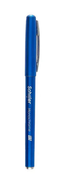Ручка гелевая Schiller, Monochrome, синяя 0,5 мм - фото 6
