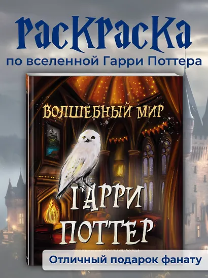 Волшебный мир Гарри Поттера. Раскраска - фото 4