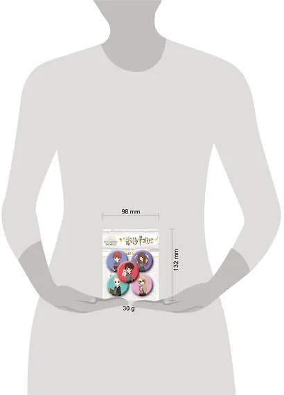 Гарри Поттер. Набор значков (5 шт.). Коллекция «Cute kids» - фото 3