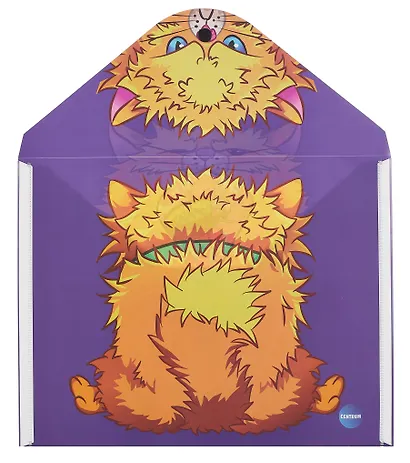 Папка-конверт А4 на кнопке "Сердитый кот", двуст.печать - фото 3