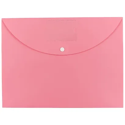 Папка-конверт А4+ "Pastel" пластик 0.25мм, ассорти - фото 5