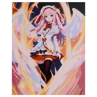 Холст с красками по номерам "Ангельская магия", 40 х 50 см - фото 1