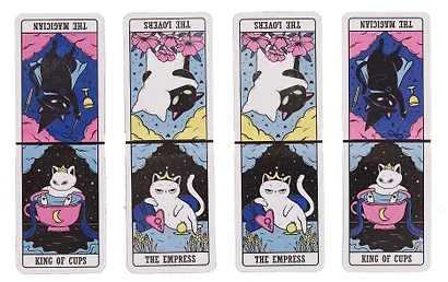 Магнитные закладки «Коты Таро», 4 штуки - фото 4