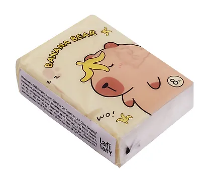 Салфетки бумажные Мишки с бананами (3-х слойные, цветные) (210х210) (8шт) (12-SENWEN-PP8031) - фото 2