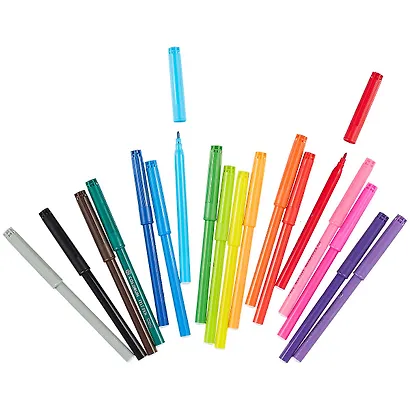 Фломастеры Deli, Color Run, 18 цветов - фото 2