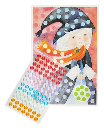 Набор для детского творчества Рисунок из страз "Волшебники 10 королевства "Анжелла" - фото 4