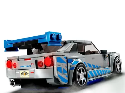 76917 Конструктор детский LEGO Speed Champions Автомобиль Skyline GT-R (R34), 319 деталей, возраст 9+ - фото 6