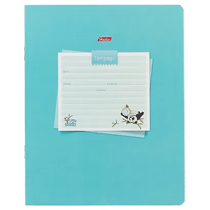 Тетрадь в клетку Hatber, "Маленькие панды", 12 листов, в ассортименте - фото 1