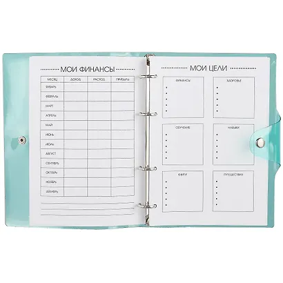 Тетрадь на кольцах в клетку Listoff, "Jelly Book.Colorful", 120 листов, в ассортименте - фото 3