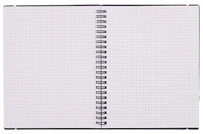 Тетрадь 80 листов, клетка, "Favorite Black. No 2" спираль - фото 3