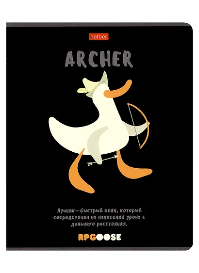 Тетрадь в клетку Hatber, "Гусь боевой", 48 листов, в ассортименте - фото 5